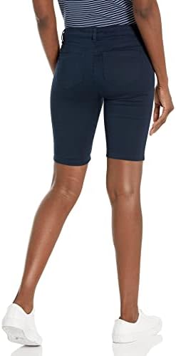 Изод женски јуниори униформни шорцеви во Бермуда, слаби стил со затворање на кука и очи, ткаенина од истегнување на Твил