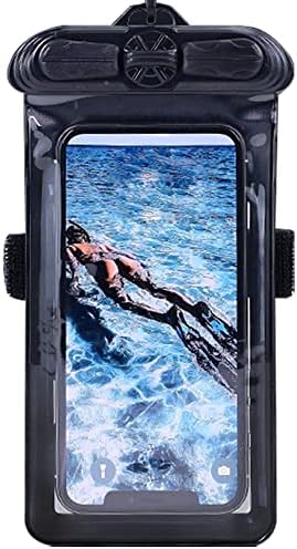 Ваксон Телефон Случај Црна, Компатибилен Со Порше Дизајн Huawei Мате 40 RS Водоотпорен Торбичка Сува Торба [ Не Заштитник На Екранот Филм