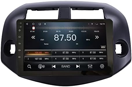 Андроид 10 Авторадио Автомобил Навигација Стерео Мултимедијален Плеер ГПС Радио 2.5 Д Екран На Допир фортојота РАВ4 2007-2012 Окта Јадро 4GB Ram МЕМОРИЈА 64GB ROM