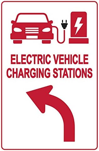 Станица за полнење електрични Возила Знак-Насока ЗА СТАНИЦА ЗА ПОЛНЕЊЕ ЕВ, Живописен Дизајн Плус Ув Заштита Да Трае Подолго, 3м