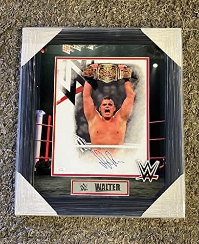 Волтер потпиша врамен WWE NXT Велика Британија Шампион 11X14 Фото JSA COA Gunther - Фотографии за автограми на колеџ