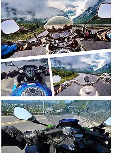 WLPREOE моторцикл шлем Чин монтирање за GoPro снимки/стабилна POV, мека силиконска основа, прилагодлива лента, тока за брзо ослободување,