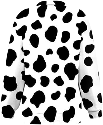 Pullover for Women 2022 Tee врвови модни пирнт облека работи кошули плус големина на врвови пад на работната облека за блузи, тунични