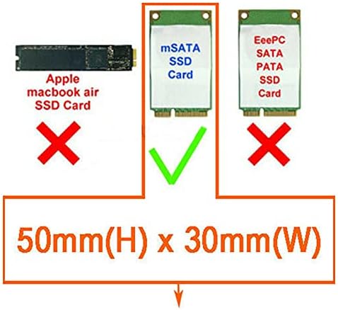 1 x USB3.0 до MSATA адаптер картичка, приклучок и репродукција на SB 3.0 на Mini PCIe MSATA SSD Надворешно на USB 3.0 SSD Adapter Adapter Transmiter