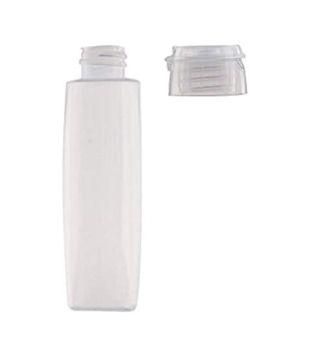 6pcs 50ml / 50g 1,7 унца бела празна патна патека за полнење пластични меки цевки за пакување шише со шишиња со штикли за козметика
