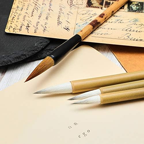 11 компјутери кинески четки за калиграфија Поставете јапонски стил суми сликарски четки за цртање, пишување четка Канџи уметност четка