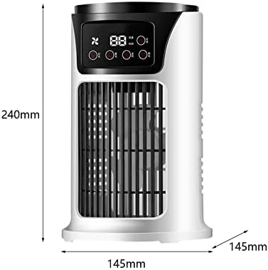 Генерички преносен климатик испарувачки ладилник за ладење на воздухот 6H тајмер 300ml резервоар за вода, вентилатор за ладење