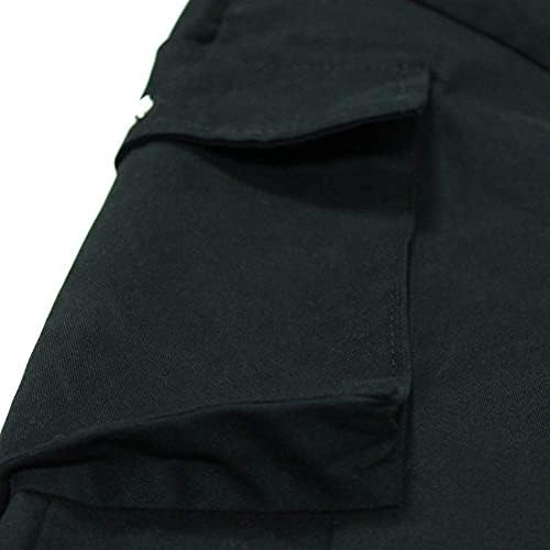 Panенски панталони за жени Guyueqiqin, обични надворешни цврсти бои еластични панталони со тренингот со високи половини со џогер со