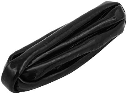 Силиконски гумени фиберглас со силиконски фиберглас задебелена ретардантна само-пријавување на ракави 4mmx1m Rohs црна (Goma