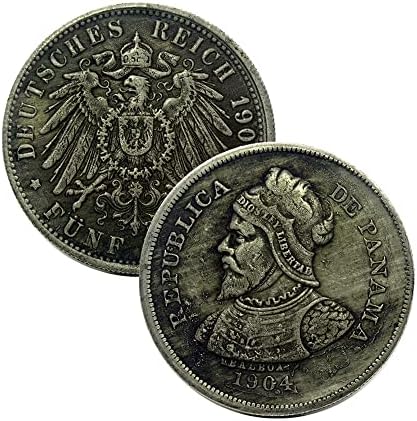 1904 Северноамериканска Бахамска Монета Сребрена Монета Сребрена Долар Комеморативна Монета Античка Монета Странска Монета Модерна