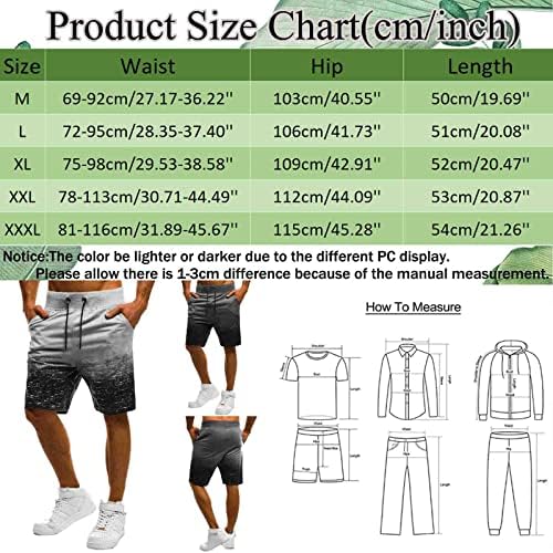 Ubst Mens Summer Jersey Shorts Shorts, Tie Dye Patchwork Bermuda Shorts uctring Athtictic Outdoor Running Sports Sharts