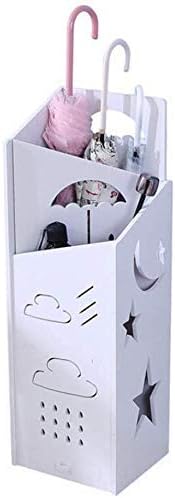KXA чадор штанд Едноставно водоотпорно дрво композитно панел држач за чадор за домашна канцеларија со табла за капење 25 * 21 * 75см