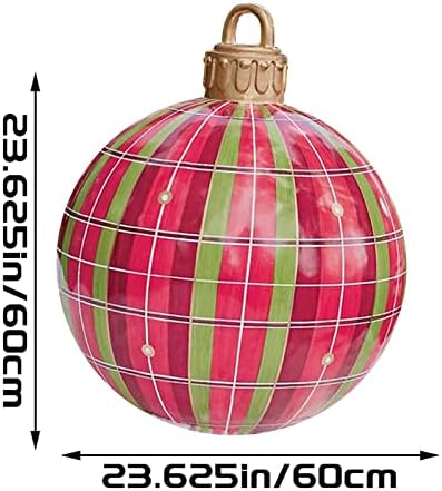 Божиќни украси во Лијајао, гигантски Божиќ ПВЦ украсена топка, Божиќни надуени украси на отворено, украси за новогодишни елки, А.
