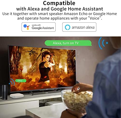 Паметен IR универзален далечински управувач Tuya Smart Life 2.4G WiFi Smart Ir Blaster работи со Google Assistant Alexa