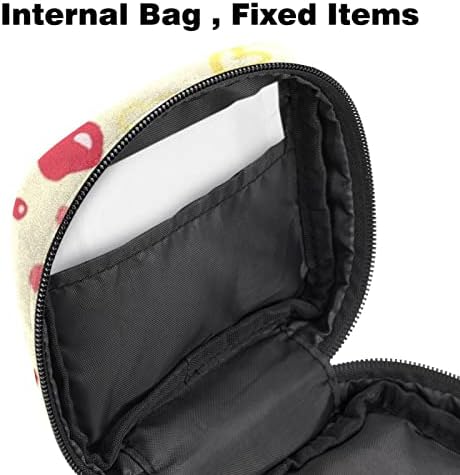 Оријукан санитарна торба за складирање на салфетки, торба за преносен период за жени, Менструална чаша торбичка, Денот на вineубените