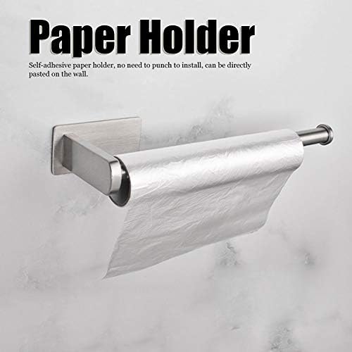 Држач за тоалети, исклучителен држач за хартија за изглед Прекрасна самостојна лепила издржлив држач за ролна за тоалетна хартија