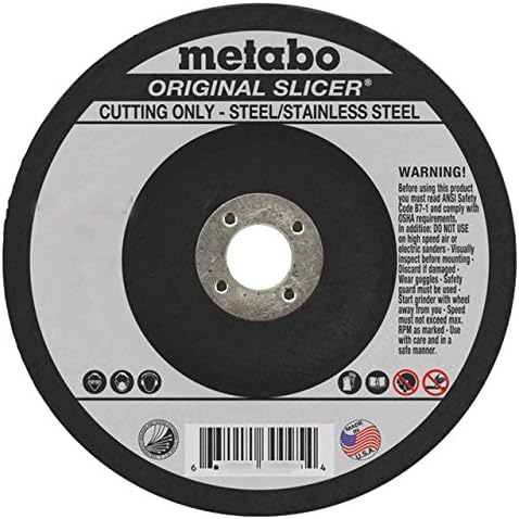 Metabo 655300000 7 x 1/8 x 5/8-11 Оригинален Slicer A30R, 10 пакет