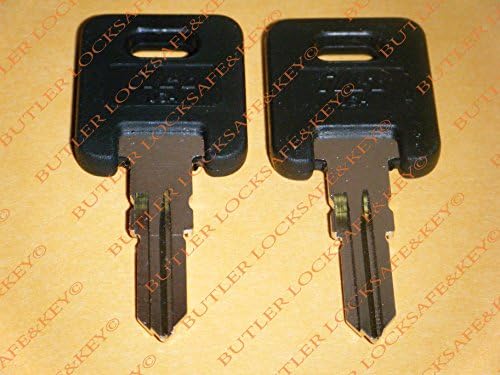 FIC RV MotorHome Trailer 2 копчињата сечење на заклучување/клуч број од CF326 до CF351 - 2 работни копчиња за патувања приколка мотор домашен