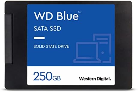 Западен Дигитален 4ТБ WD Blue 3D Nand Внатрешен КОМПЈУТЕР SSD-SATA III 6 Gb/s, 2.5/7mm, До 560 MB/s-WDS400T2B0A