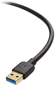 Кабелот Е Важен Долг USB 3.0 Кабел 10ft, USB ДО USB Кабел/USB а ДО USB Кабел/Машки ДО Машки USB Кабел/Двоен USB Кабел Во Црно
