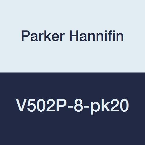Паркер ХАНИФИН V502P-8-pk20 Индустриски Топчест Вентил, Тефлонски Печат, Монтирање На Панели, 600 psi, 1/2 Женска Нишка x 1/2 Женска