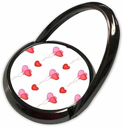 3drose симпатична црвена и розова слика на модели на балони со срцеви балони - Телефонски прстени