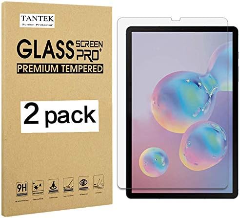 Тантек [Заштитник на екранот со 2 пакувања за Samsung Galaxy Tab S6/Tab S5E 10,5 инчи, калено стакло филм, ултра чист, анти-гребење,