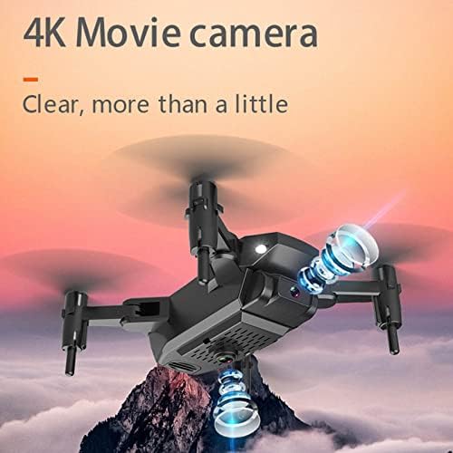 Moresec Mini Drone, 4K Dual Camera HD Aircraft FPV Drone WiFi Camera 4-Channels Далечински управувач со далечински управувач со