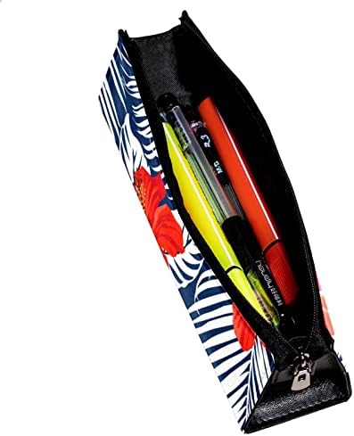 Кутија со моливи на геерот, торбичка за моливи, торба со моливи, естетска торбичка за молив, шема на црвен цвет