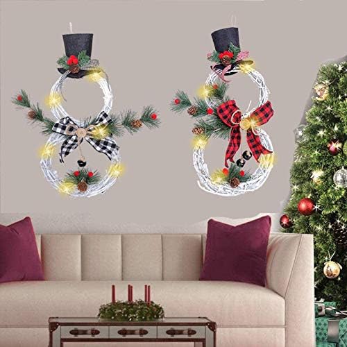 Kbree 圣诞 装饰品 、 圣诞 灯 灯 装饰 藤圈 、 花环 、 家庭 装饰 挂件 橱窗 道具