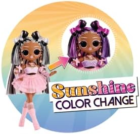 LOL Изненадување ОМГ Сонце Промена На Бојата Прекинувачи Мода Кукла Со Боја Менување На Косата И Модата И Повеќе Изненадувања И Прекрасен
