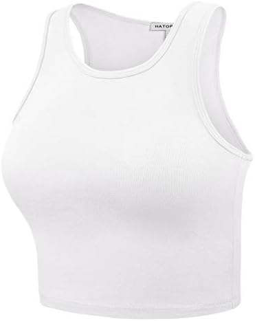 Hatopants женски памук активна облека за вежбање фитнес кошули спортски резервоар врвови
