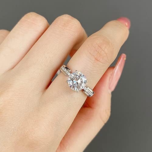 2023 Нов женски сјаен прстен циркон дијамант персонализиран прстен за прстен за прстен за прстен за прстен за прстен за прстен на принцезата