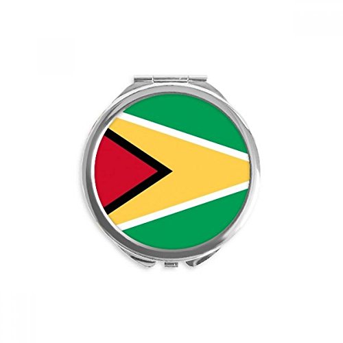 Национално знаме на Гвајана Национално знаме Јужна Америка Компактна огледало околу преносно џебно стакло