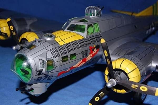Американски б-17G воздушен бомба-бомбардер хартија модел 1:47 Скала 3Д модел на хартија комплет играчки за деца подароци