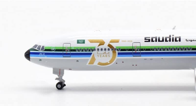 JC Wings Saudia за Boeing B777-300ER Hz-AK28 75. 1/400 Diecast Aircraft Prefuilt Model
