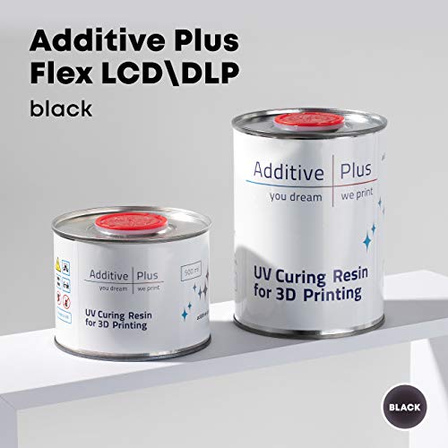 Додаток плус Flex LCD 3D смола за печатење Флексибилна висока јачина и висока отпорна на температурата фотополимер смола со