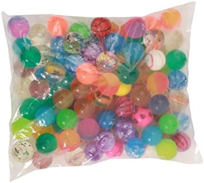 Toyandona Kids Toys Baincy Balls 30 парчиња трескање родендени торбички роденденски вртлог деца олеснување скокање високи деца, неонски и базени