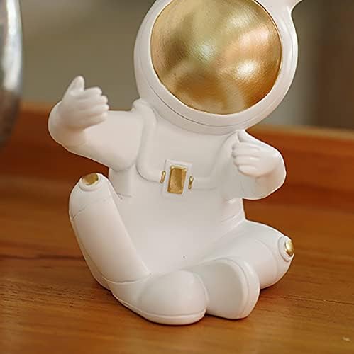 DBYLXMN двор скулптури за надворешно апстрактен астронаут вселенски вселенски декорација на зајаци за дневна соба табела за вино