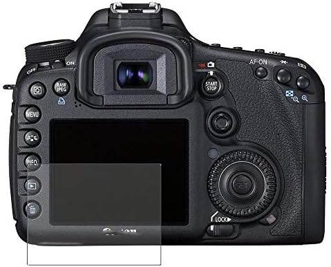 Puccy 3 пакет анти -сино светло заштитен филм на екранот, компатибилен со Canon Digital SLR камера EOS 7D Mark II 2 TPU чувар （Не заштитени стакло