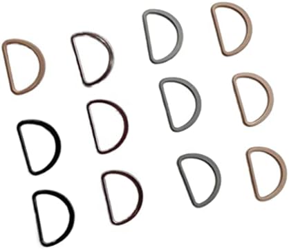 12 пакувања со тешки рамни метални метални метали, подебели прстени во форма на 1 инч Д за шиење на DIY, чанта, приврзоци за клучеви, појас