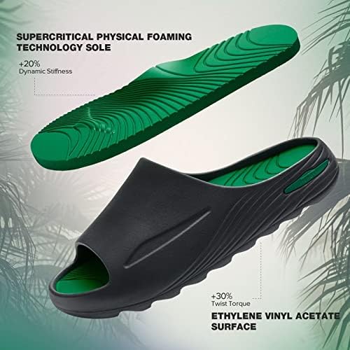 Феинор машки кошарка слајдови меки-технолошки сандали со лак за поддршка на плантарна фасцитис олеснување спорт за обновување на отворено палто за пети
