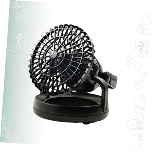 Holibanna LED FED Felrergable Flinter Travel Fan со кука LED вентилатор вентилатор вентилатор шатор за кампување црна 18 LED мотор батерија