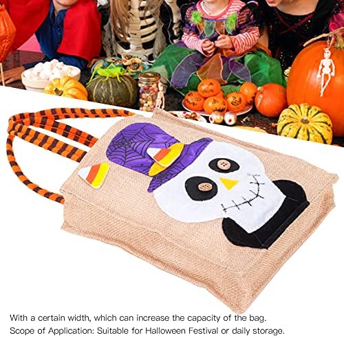 Zyyini Halloween Tote Tote, Денот на благодарноста торбички за третирање, торбичка за тотална торба, за домаќинство, складирање, декорација