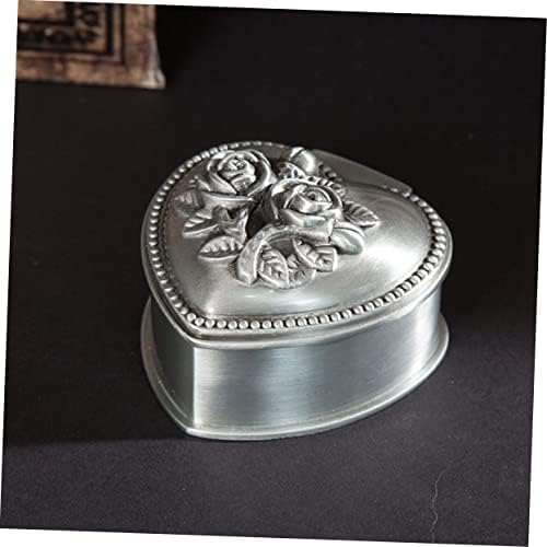 Контејнери за подароци Hanabass Box, гроздобер накит кутија, украс контејнер метал накит кутија додаток кутија украс кутија