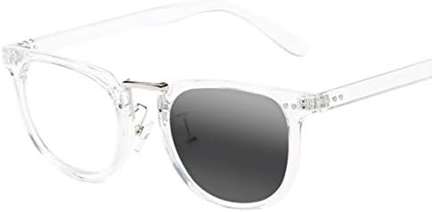 Sightperk Бифокална транзиција фотохроматска ретро овална рамка за читање на очила за читање на очила за очила за сонце UV400