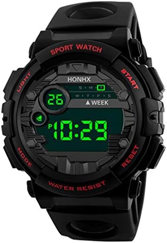 Електронски дигитален луксуз на отворено спортско спортско гледање, датум за часовници предводени од мажи спортски часовник за часовници животни