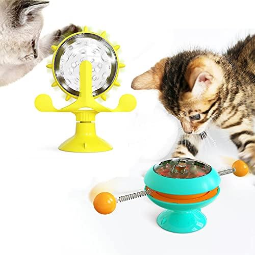 Играчки за мачки интерактивни мачки играчки играчки жиро во форма на мачка играчка ветерница мачка играчка мачка играчки за затворени мачки храна
