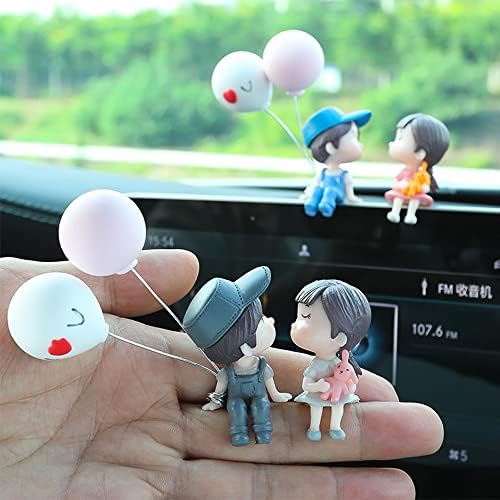 2022 додатоци за автомобили Симпатична цртана парови акција акција фигура фигурини балон украс автоматска табла за девојчиња за подароци за девојчиња