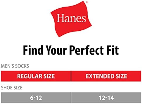 Чорапи за мажи во Ханес, чорапи за глуждот со перформанси на X-temp, 6-пакувања